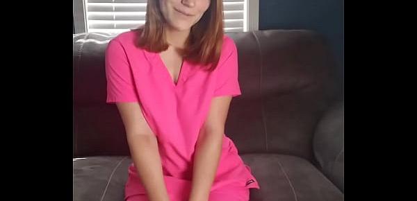 Naughty Nurse Jenny Needs a Cum Sample